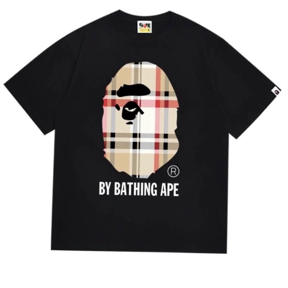 Bape Black T-Shirt with Iconic Graphic